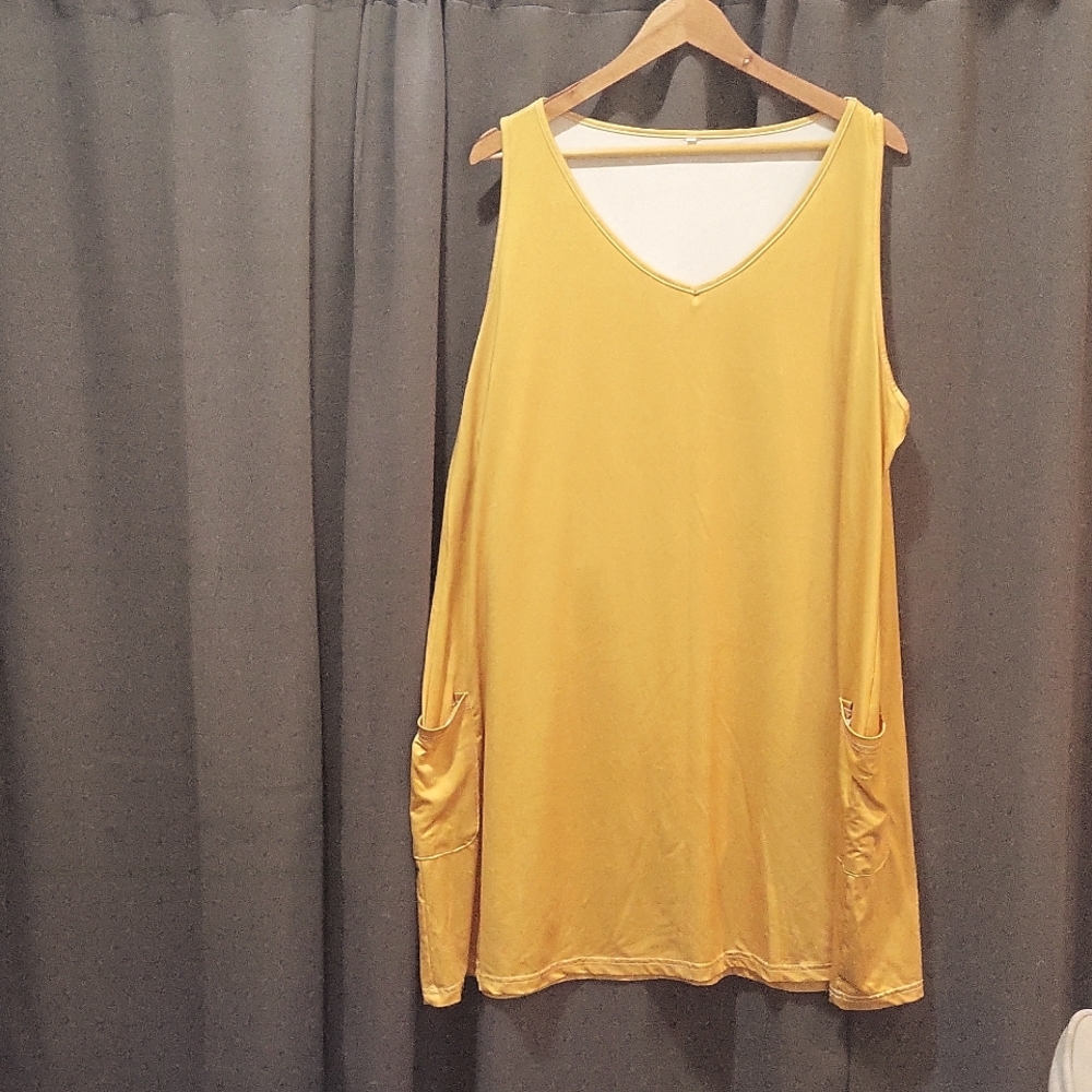 WOMEN'S GOLD SWIMSUIT COVER UP.  3X